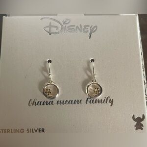 Disney silver earrings